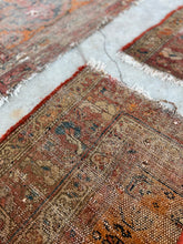 Load image into Gallery viewer, Vintage Persian rug fragment - square
