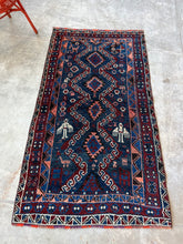 Load image into Gallery viewer, Mina, vintage Kurdish tribal scatter rug, mid 20th C, 3’3 x 6’
