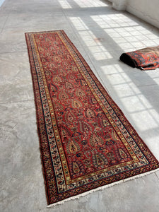 Javeed, Antique NW Persian runner, circa 1900s, 3’1 x 12’8
