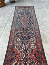 Load image into Gallery viewer, Afshin, antique Persian Bibikabad runner, 3’3 x 15’5
