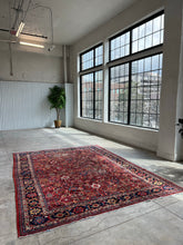 Load image into Gallery viewer, Andia, vintage Nanaj Hamedan Persian rug, 8’11 x 12’1
