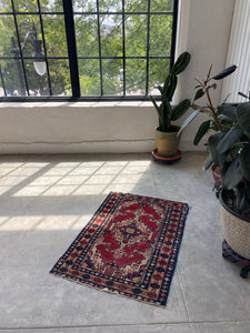 Zohreh, vintage Persian Scatter rug 2’4 x 3’5