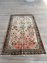 Load image into Gallery viewer, Hua, Khotan scatter rug circa 1950s, 4 x 6’8
