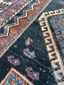 Nure, Afshar tribal scatter rug circa 1930s, 3’7 x 5