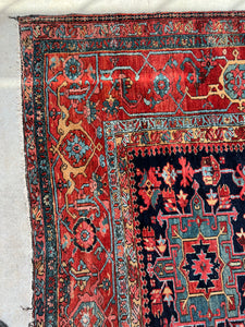 Aryana, Antique Persian Karajeh rug circa 1910, 11’10 x 14’4