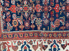Load image into Gallery viewer, Hestia, antique Persian Malayer scatter rug, 3’1 x 4’1

