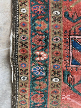 Load image into Gallery viewer, Abtin, Antique Persian Heriz runner, 3’2 x 10’7
