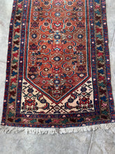Load image into Gallery viewer, Radvin, vintage Persian Malayer runner, 2’11 x 9’9
