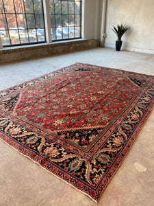 Roxana, vintage Persian Mahal, 8’11 x 12’