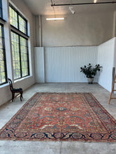 Load image into Gallery viewer, Nargol, Antique Persian Heriz, early 20th C, 8’10 x 11’7
