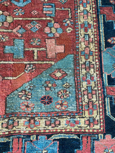 Baha, antique Persian Heriz/Serapi, 8’9 x 11’3